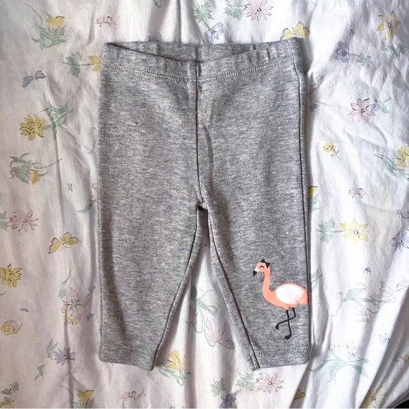 3/$12  - Carters Flamingo Pants 6M - Picture 1 of 4